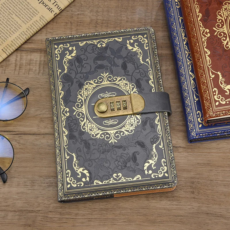 Retro A5 Digital Lock Journal