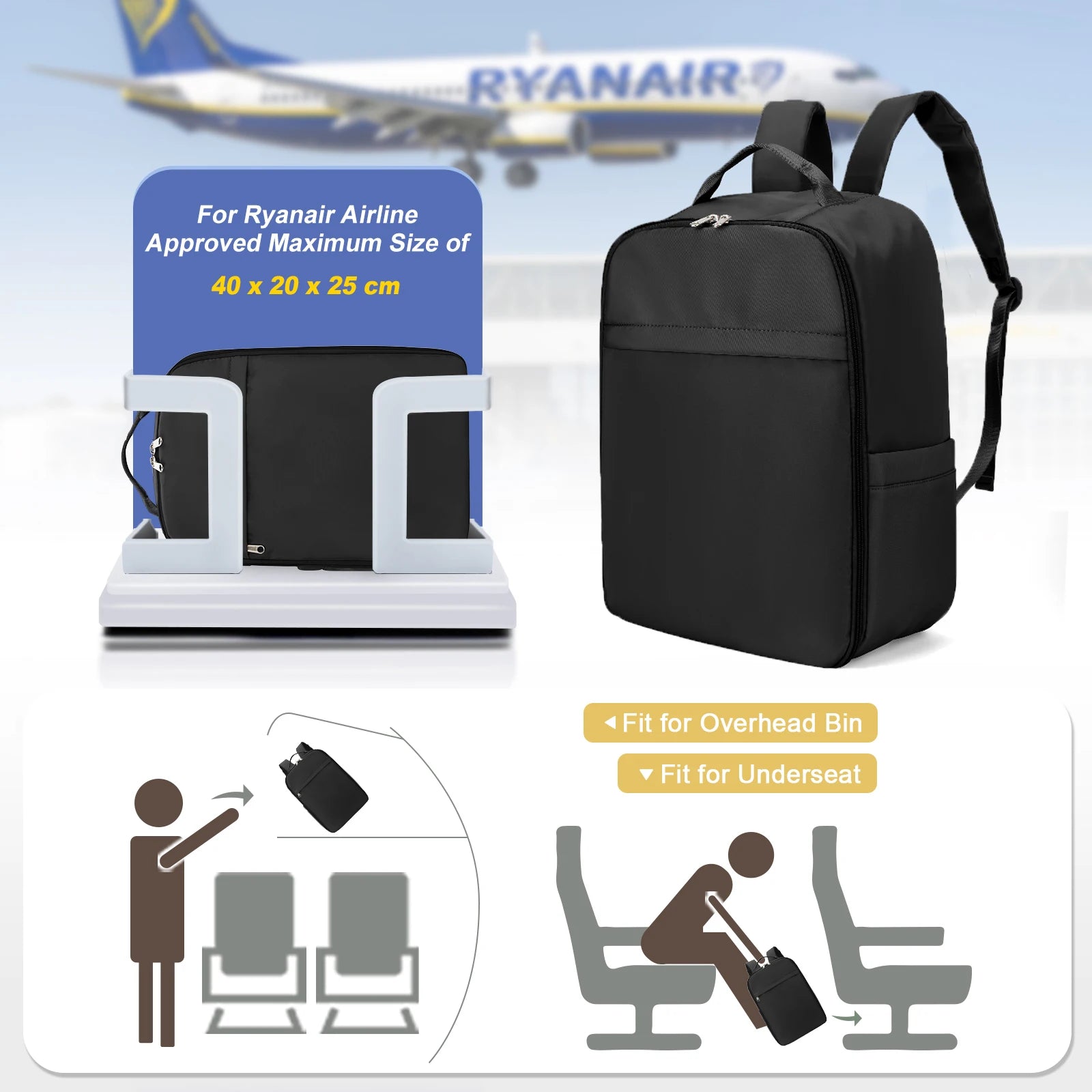 Cabin Size Travel Backpack