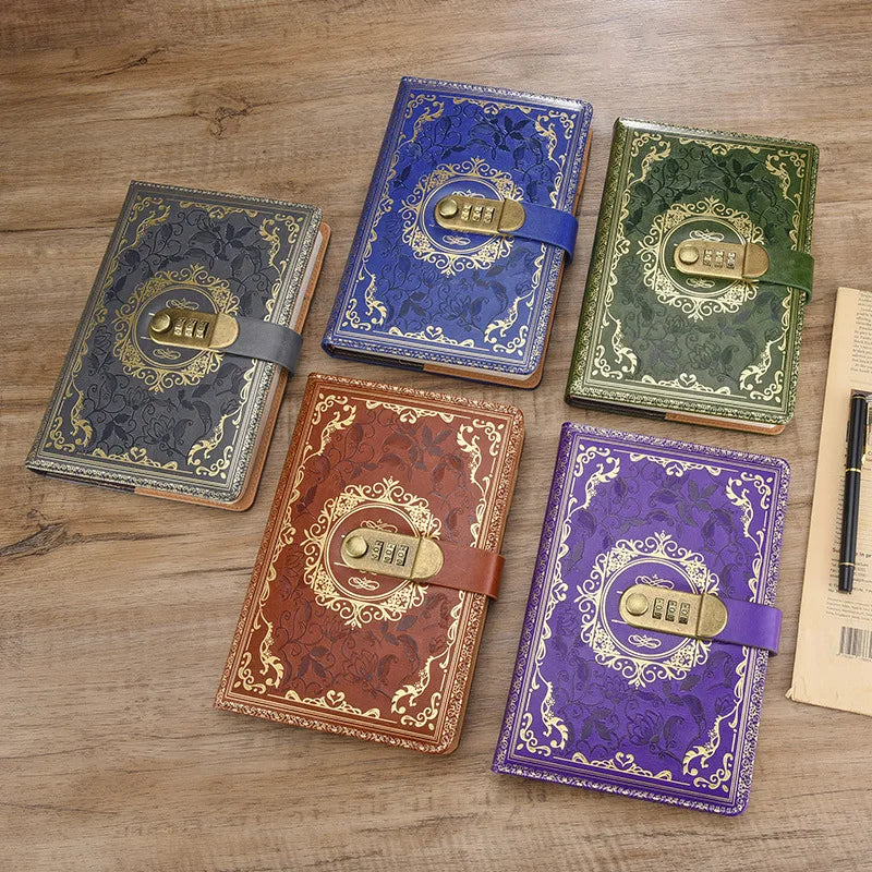 Retro A5 Digital Lock Journal