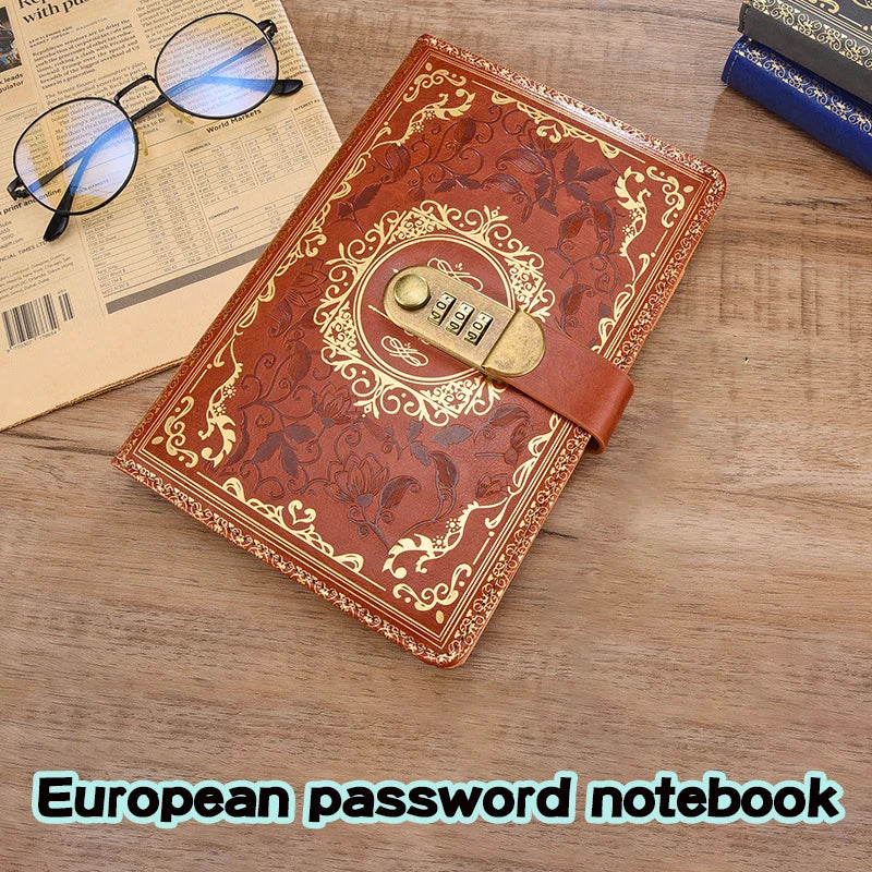 Retro A5 Digital Lock Journal