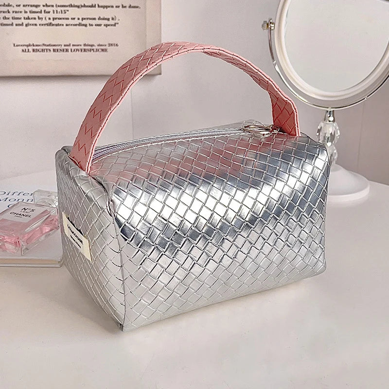 Large-Capacity PU Cosmetic Bag