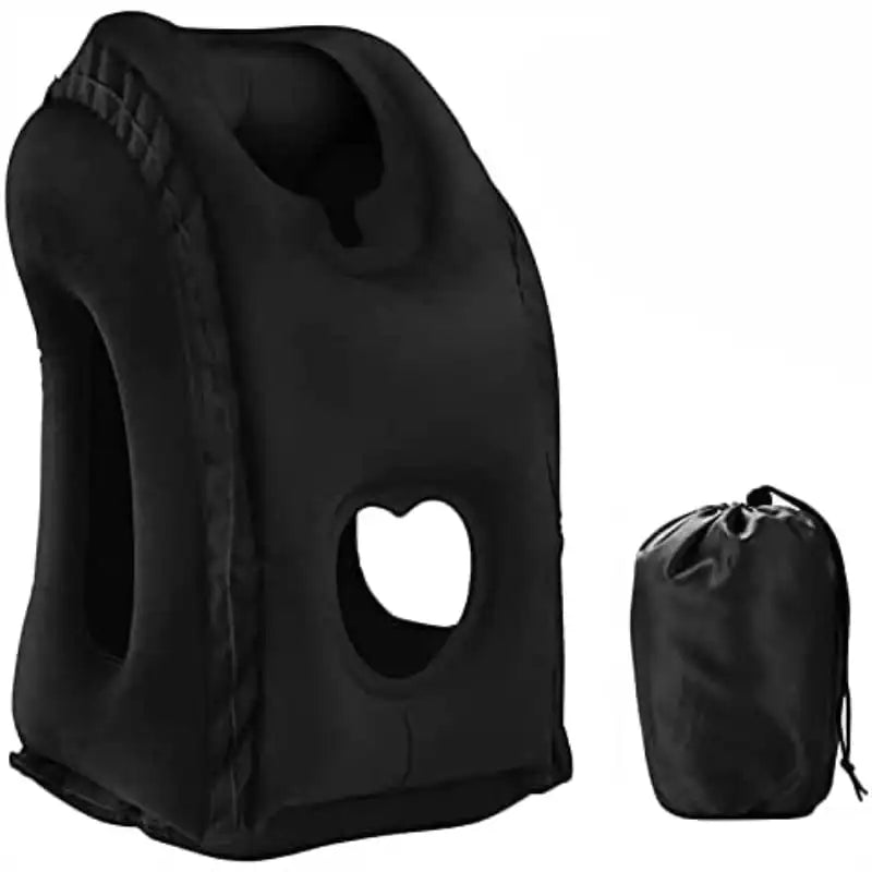 Upgraded Inflatable Neck Travel Pillow