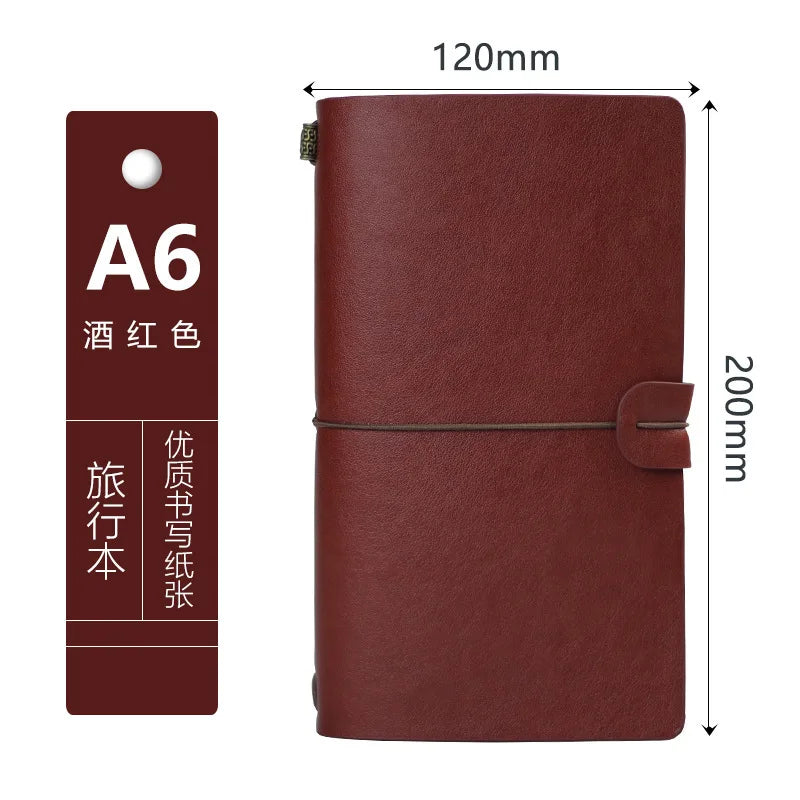 Creative A6 Travel Ledger Notebook