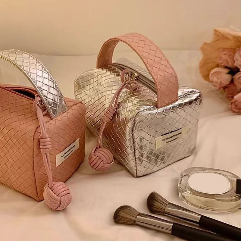 Large-Capacity PU Cosmetic Bag