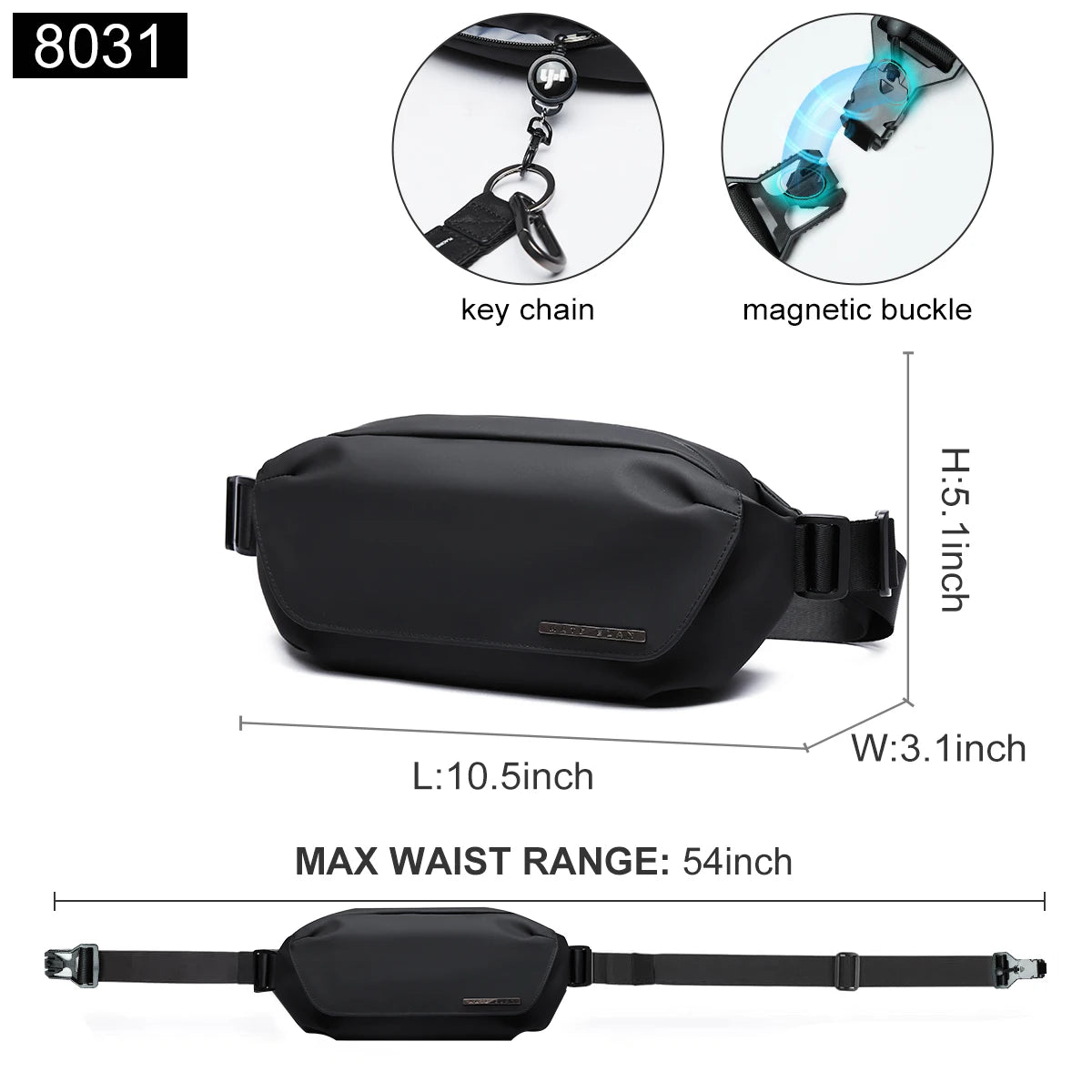 Waterproof Crossbody Sling Bag