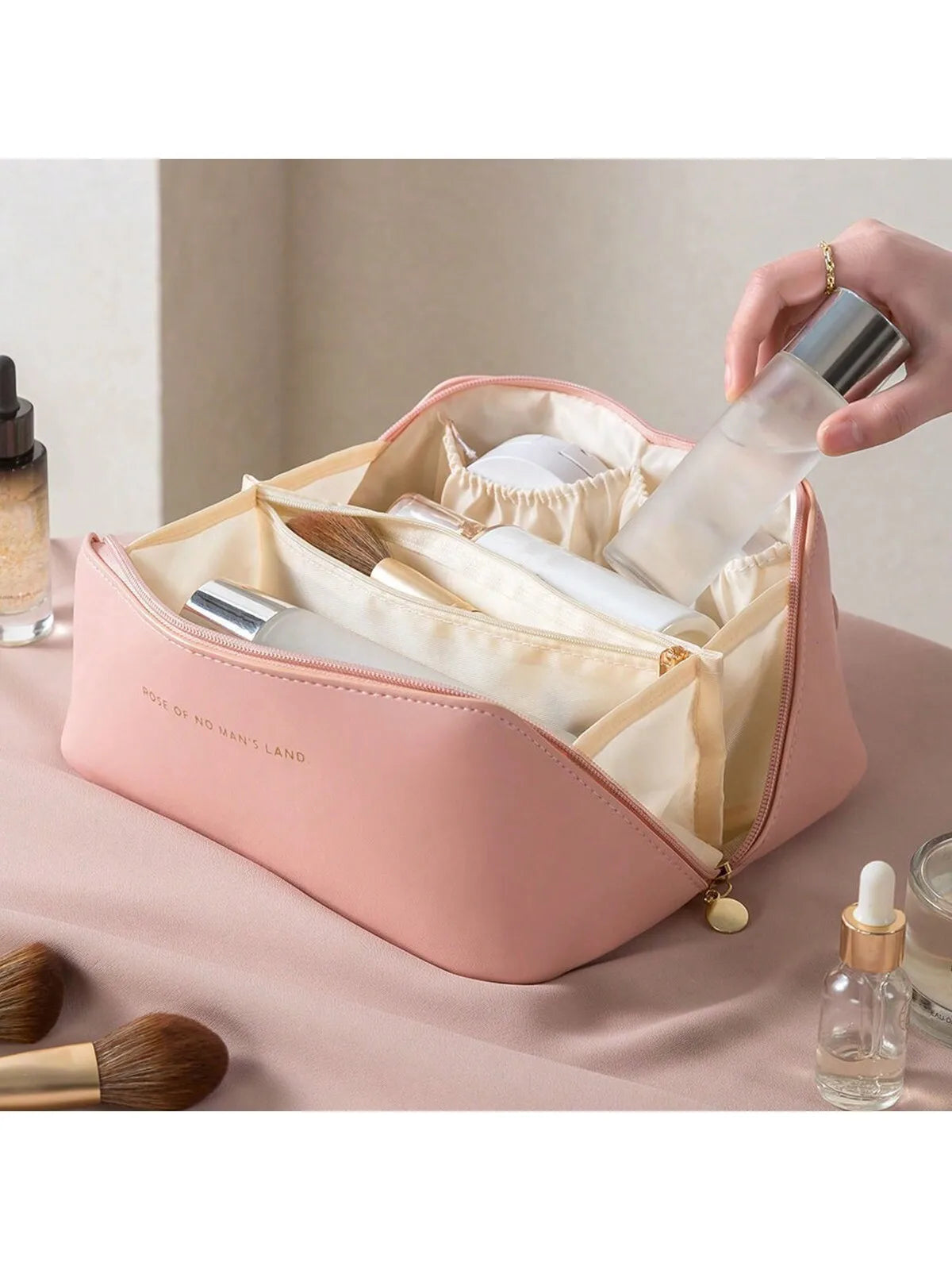Large Capacity Travel Cosmetic Bag