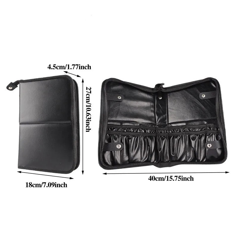 Foldable Makeup Brush Organizer