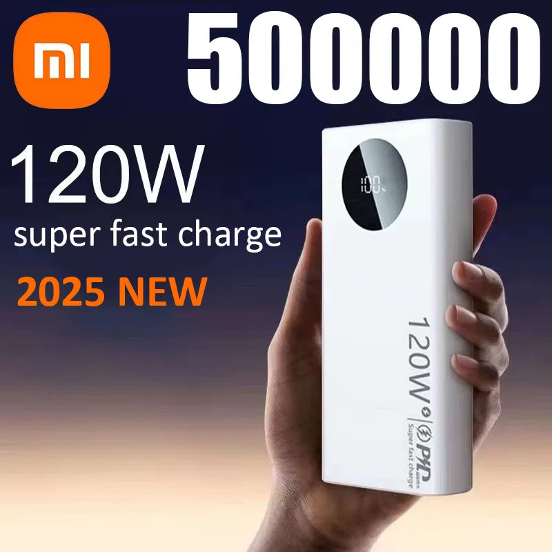 120W 50000mAh Fast Charging Power Bank