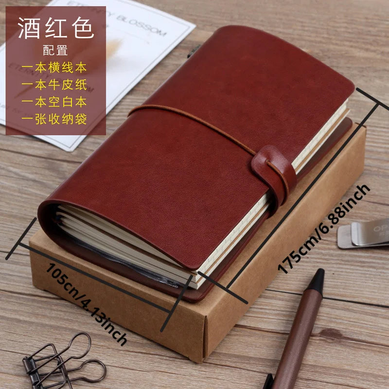 Creative A6 Travel Ledger Notebook