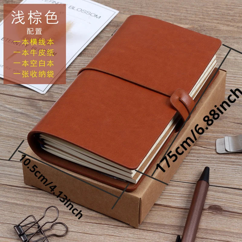 Creative A6 Travel Ledger Notebook