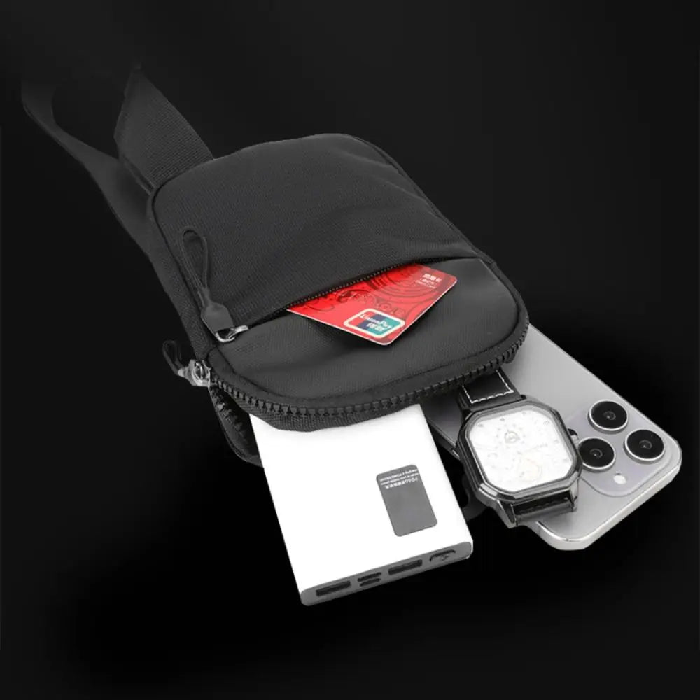 Men's Mini Canvas Chest Bag