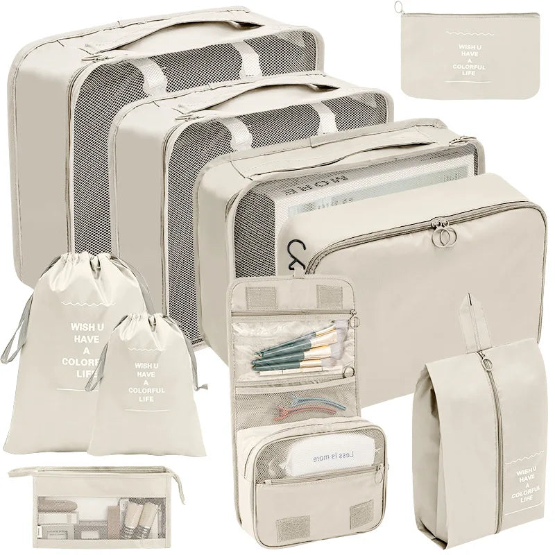Travel Organizer Set (7-10 Pcs)