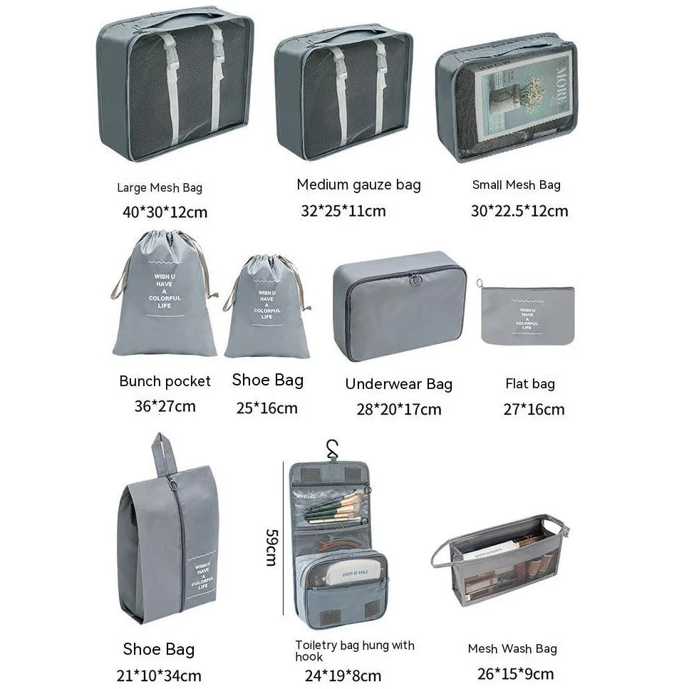 Travel Organizer Set (7-10 Pcs)