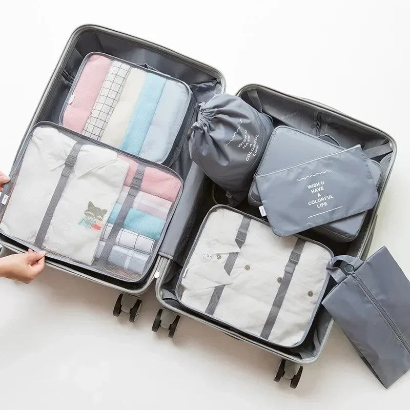 7-Piece Travel Organizer Set