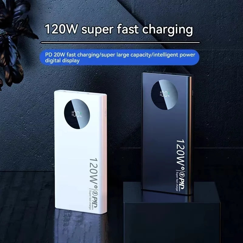 120W 50000mAh Fast Charging Power Bank