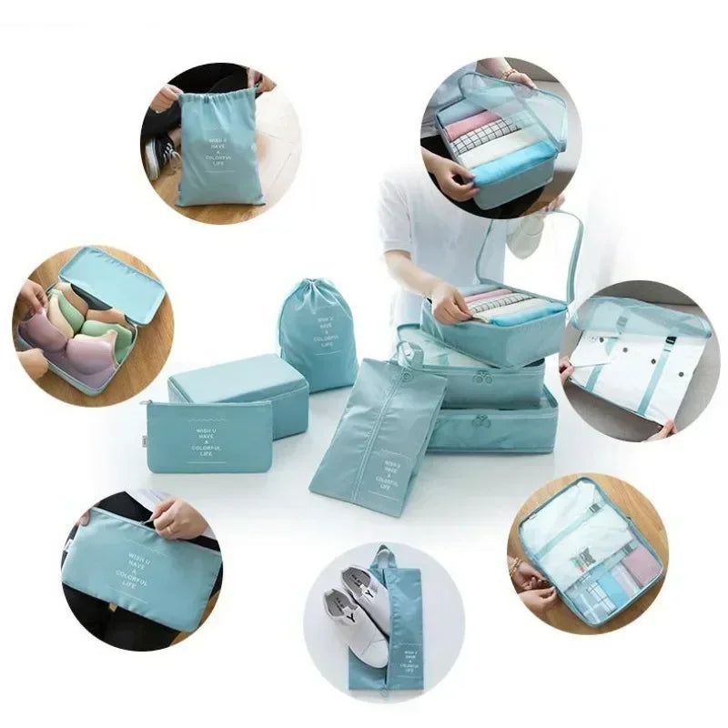 7-Piece Travel Organizer Set