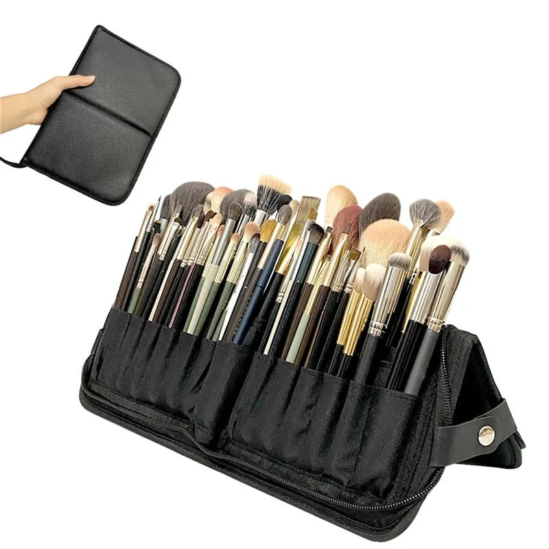 Foldable Makeup Brush Organizer