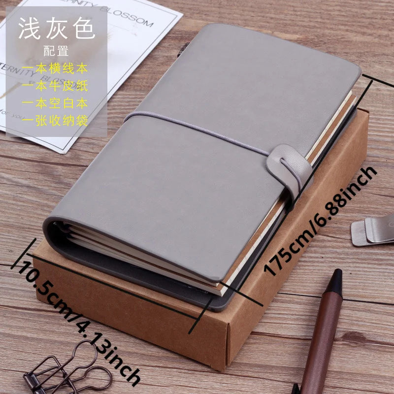 Creative A6 Travel Ledger Notebook