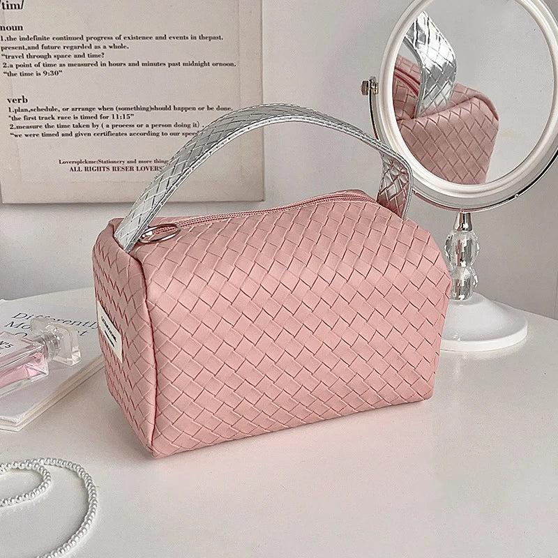 Large-Capacity PU Cosmetic Bag