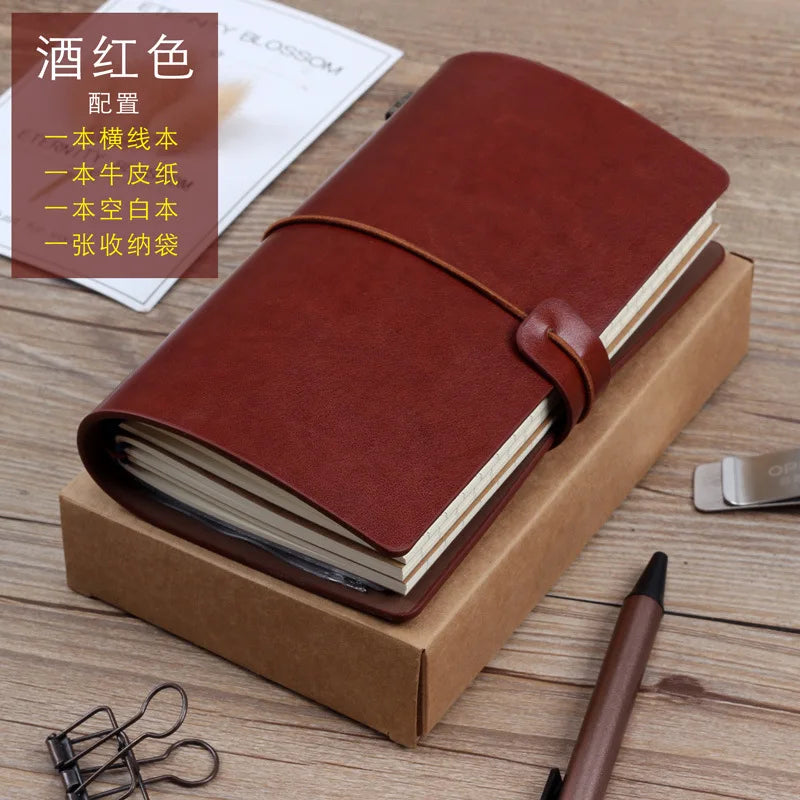Creative A6 Travel Ledger Notebook