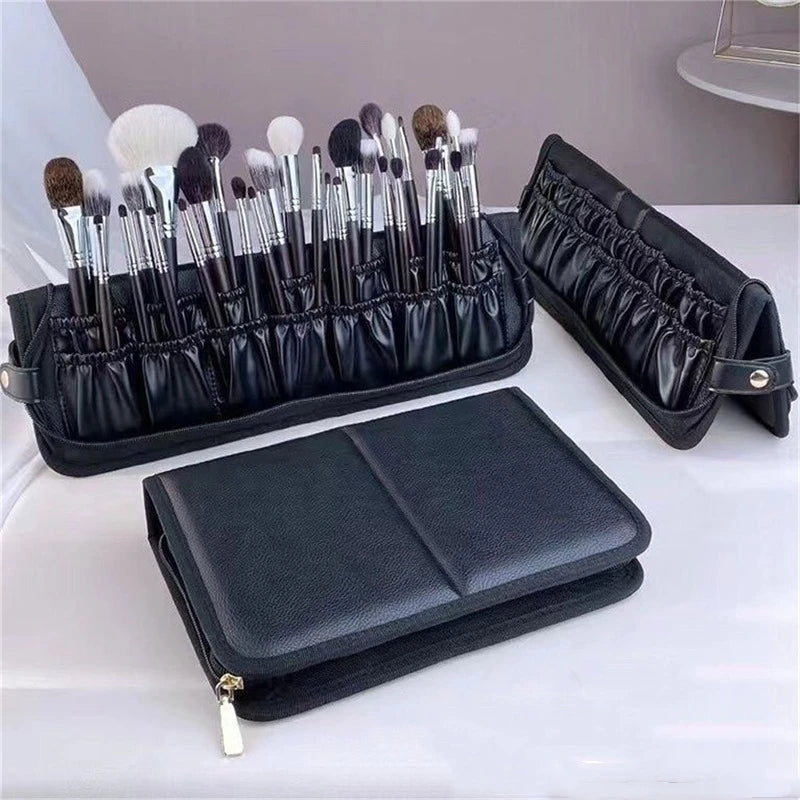Foldable Makeup Brush Organizer
