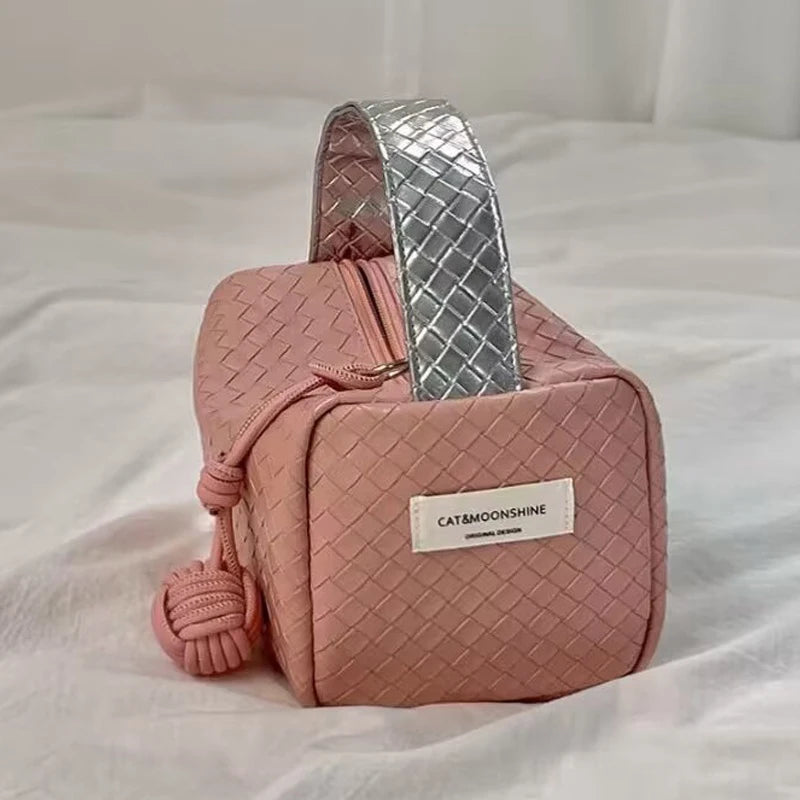 Large-Capacity PU Cosmetic Bag