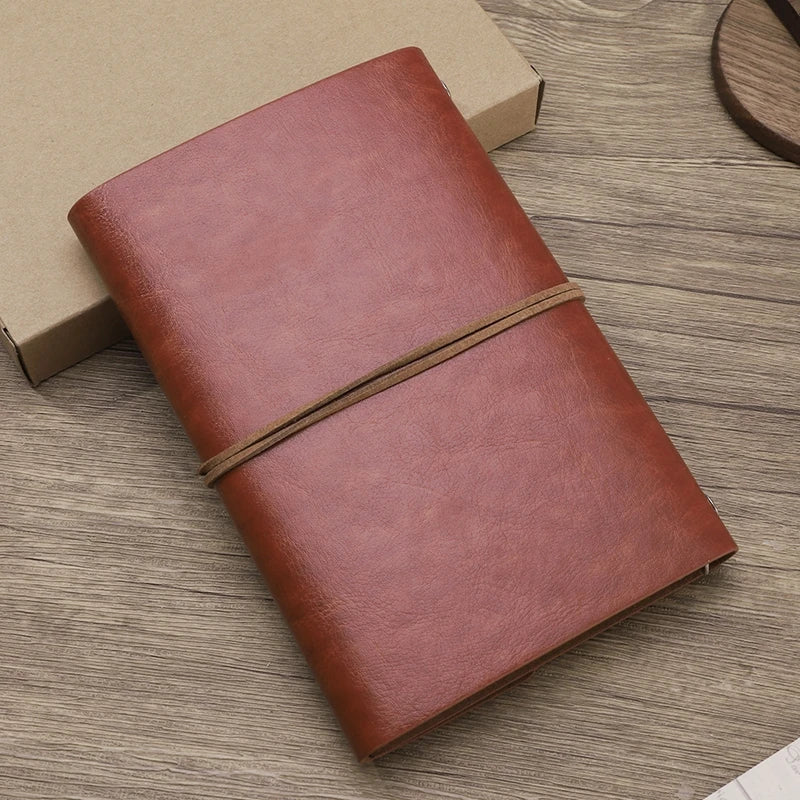 Vintage A6 Travelers Binder Notebook