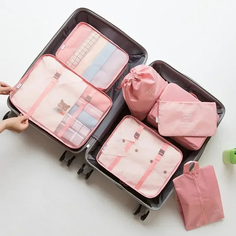 7-Piece Travel Organizer Set